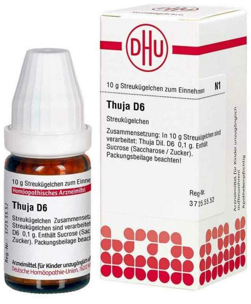 Dhu Thuja D6 10 G Globuli