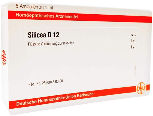 Silicea D 12 8 X 1 ml Ampullen