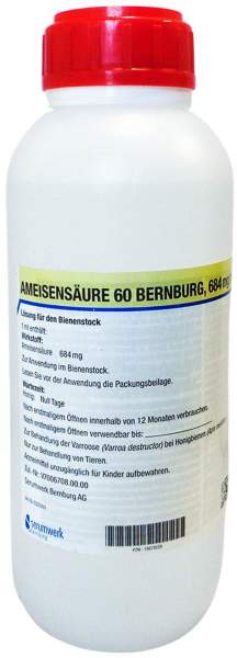 Ameisensäure 60 Bernburg 684 mg Je ml Lsg.F.Bienen 1