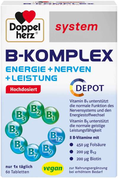 Doppelherz system B-Komplex 60 Tabletten