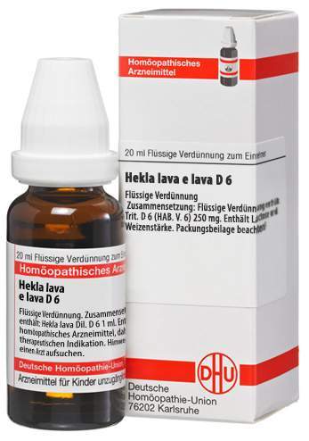 DHU Hekla lava e lava D6 20 ml Dilution