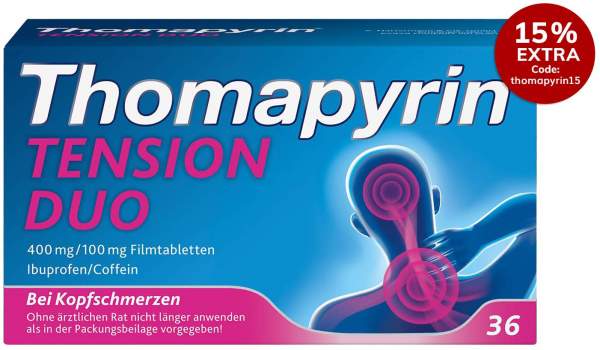 Thomapyrin Tension Duo 400 mg-100 mg 36 Filmtabletten
