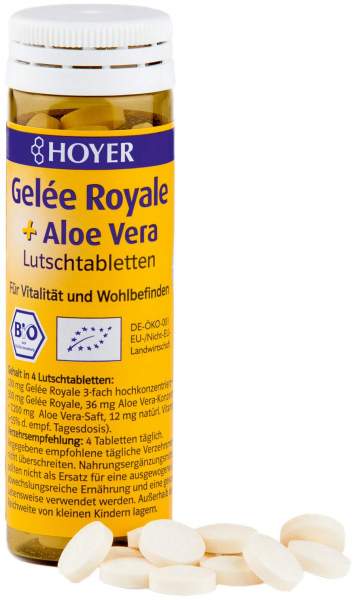Hoyer Bio Gelee Royale &amp; Aloe Vera 60 Lutschtabletten