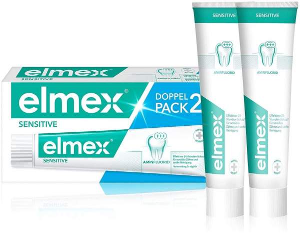 Elmex Sensitive Zahnpasta Doppelpack 2 x 75 ml