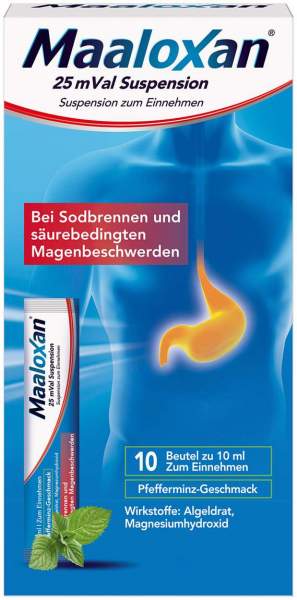 Maaloxan 25 mVal Suspension 10 X 10 ml Suspension
