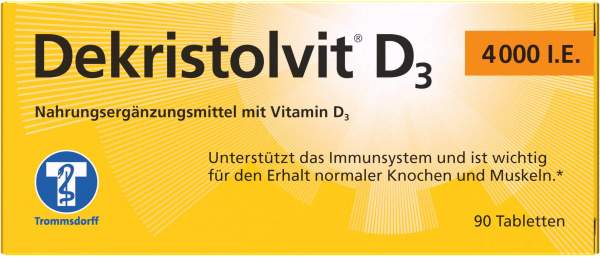 Dekristolvit D3 4.000 I.E. 90 Tabletten