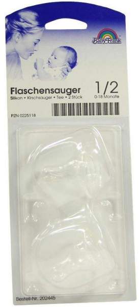 Sauger Tee Kirsche M.Vent.Silik.0-18 Monate