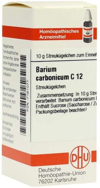 Barium Carbonicum C 12 Globuli