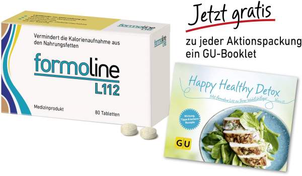 Formoline L 112 - 80 Tabletten + gratis GU Happy Healthy Detox Booklet