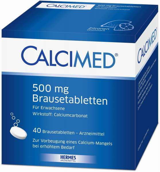 Calcimed 500 mg 40 Brausetabletten