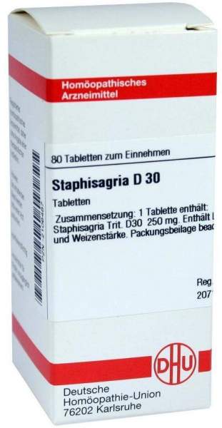 Staphisagria D 30 Tabletten