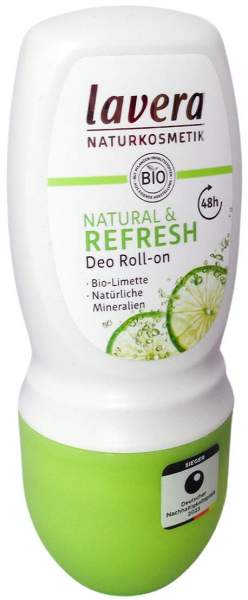 Lavera Deodorant Roll-on natural &amp; refresh 50 ml