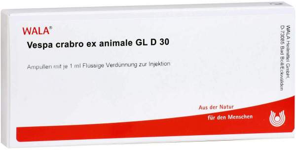 Wala Vespa Crabro Ex Animale Gl D30 10 X 1 ml Ampullen