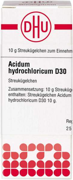 Acidum hydrochloricum D 30 Globuli 10g