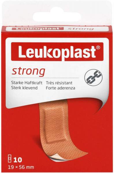 Leukoplast Strong Strips 19 X 56 mm 10 Stück