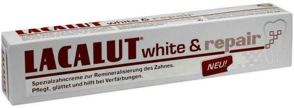 Lacalut White &amp; Repair 75 G Zahncreme
