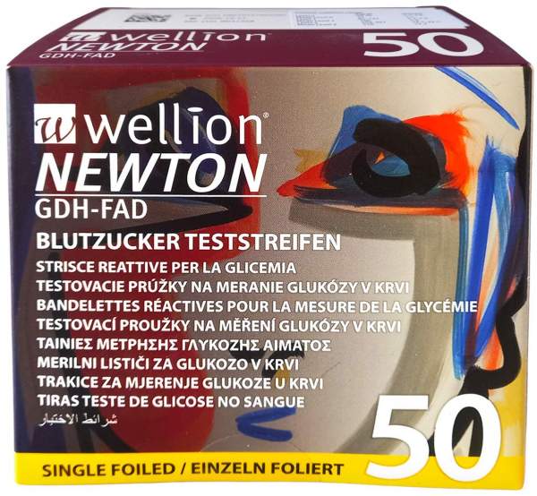 Wellion Newton Gdh-Fad Blutzuckerteststreifen