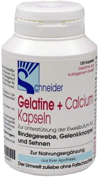 Gelatine + Calcium Kapseln 120 Kapseln