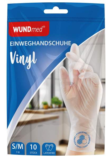 Einmalhandschuhe Vinyl Gr. S-M