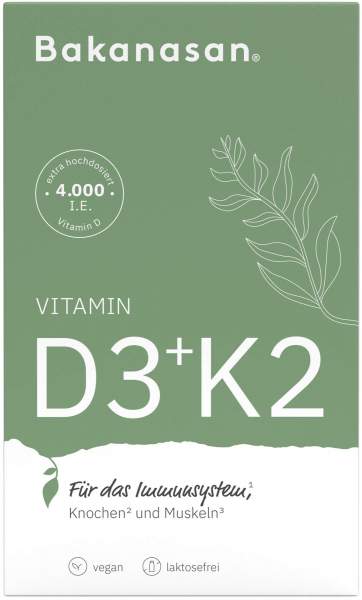 Bakanasan Vitamin D3+K2 60 Kapseln