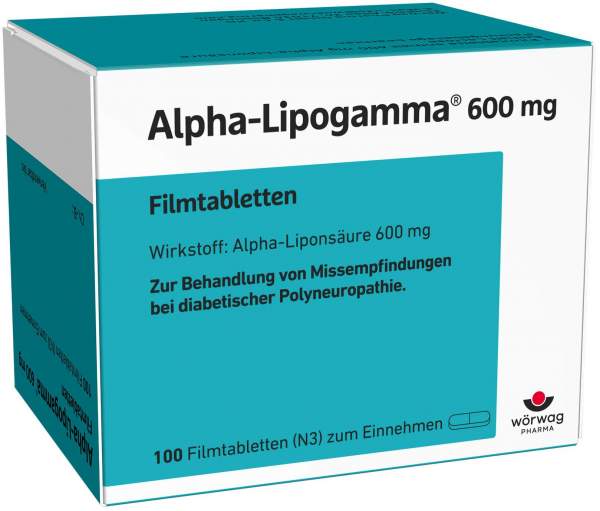 Alpha Lipogamma 600 mg 100 Filmtabletten