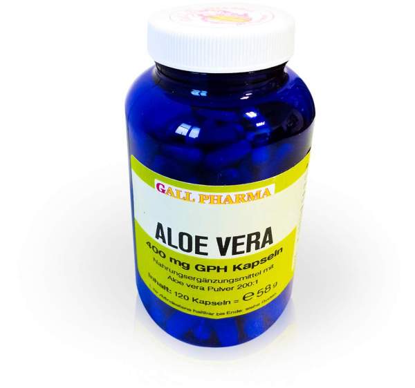 Aloe Vera 400 mg Gph 120 Kapseln