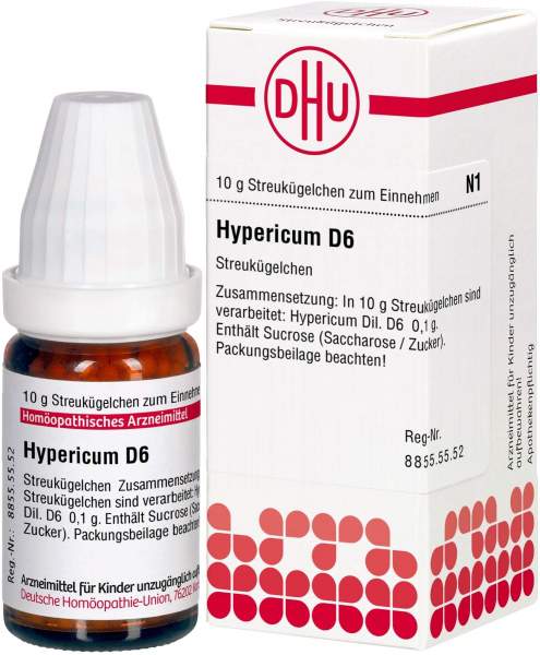 Dhu Hypericum D6 10 G Globuli