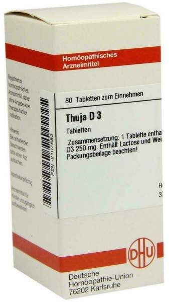 Dhu Thuja D3 80 Tabletten