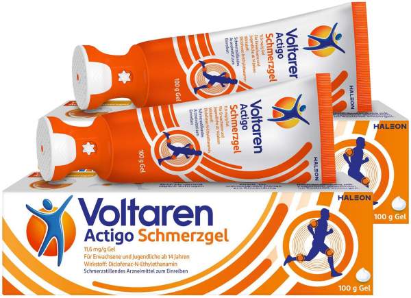 Voltaren Actigo Schmerzgel mit EASY Applikator 2 x 100 g