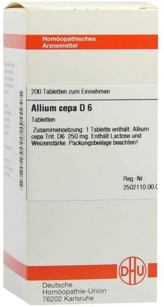 Allium Cepa D6 Dhu 200 Tabletten