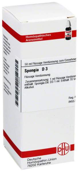 Spongia D3 Dhu 50 ml Dilution