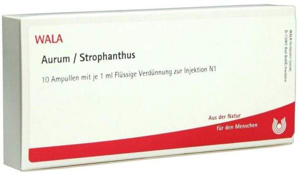 Aurum-Strophanthus Ampullen 10 X 1 ml