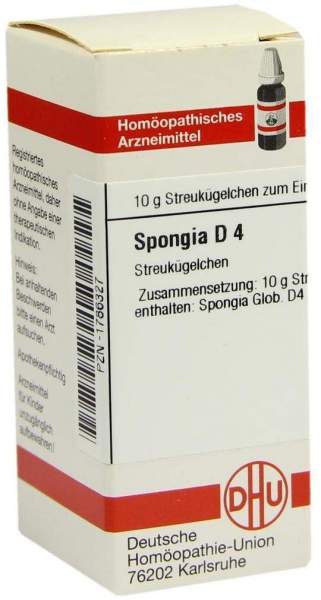Dhu Spongia D4 10 G Globuli
