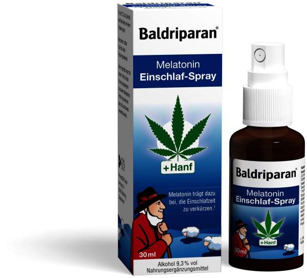Baldriparan Einschlaf Spray mit Melatonin 30 ml