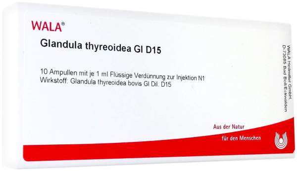 Glandula Thyreoidea Gl D 15 Ampullen 10 X 1 ml
