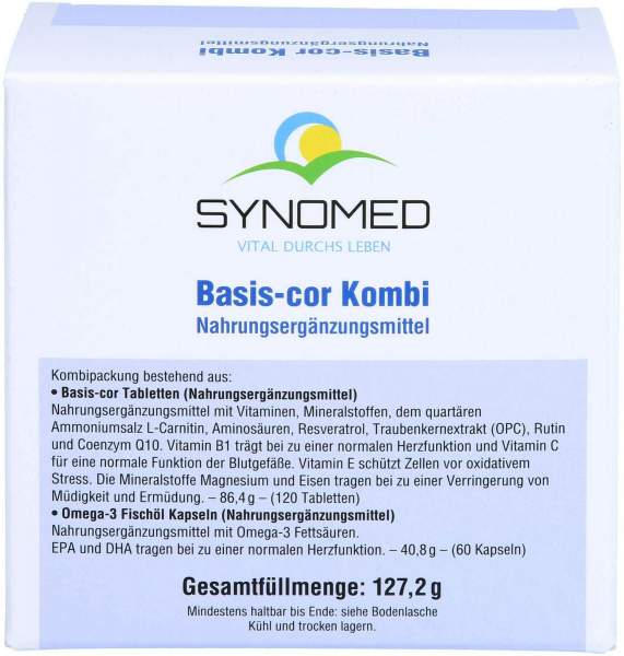 Basis cor Kombi 120 Tabletten + 60 Kapseln