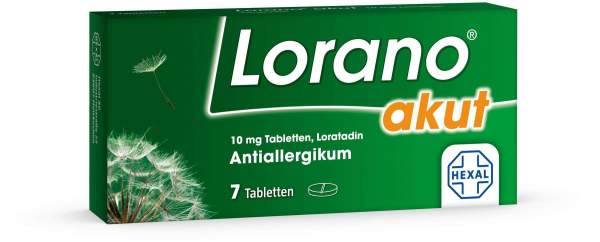 Lorano akut Antiallergikum 7 Tabletten