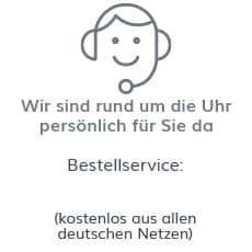24 Std. persönlich für Sie da!
