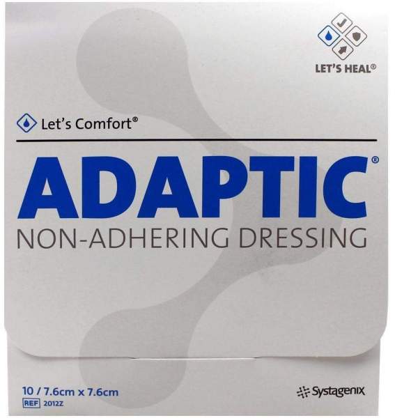 Adaptic 7,6 X 7,6 cm 10 Feuchte Wundauflagen