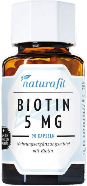 Naturafit Biotin 5 mg Kapseln 90 Stk