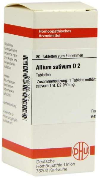 Allium Sativum D 2 Tabletten
