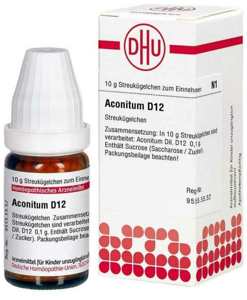 Dhu Aconitum D12 10 G Globuli