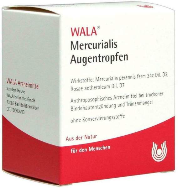 Wala Mercurialis 10 X 0,5 ml Augentropfen