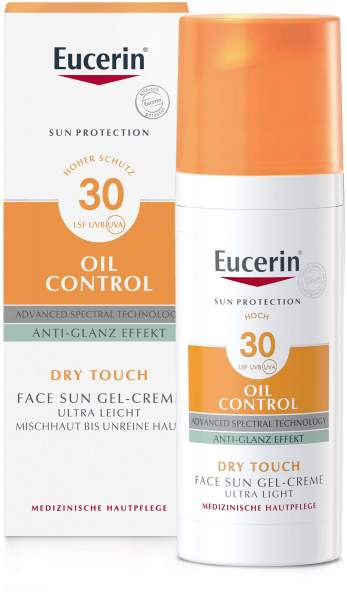 Eucerin Sun Oil Control Face LSF 30 50 ml Gel-Creme