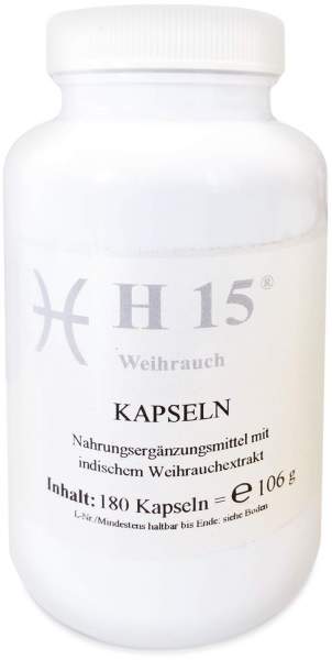 H 15 180 Weihrauchkapseln 350 mg