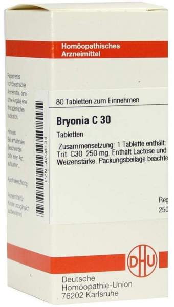 DHU Bryonia C30 80 Tabletten