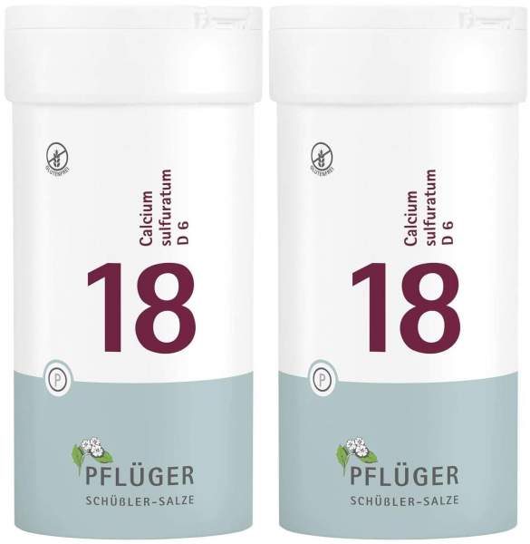 Biochemie Pflüger 18 Calcium sulfuratum D6 2 x 400 Tabletten
