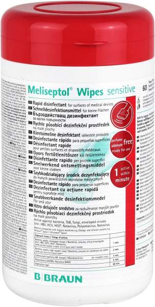 Meliseptol Wipes Sensitive Spenderbox