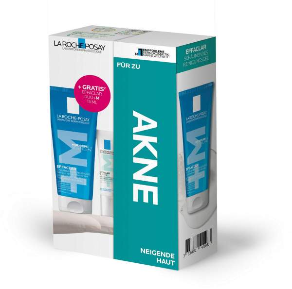 La Roche Posay Effaclar schäumendes Reinigungsgel 200 ml + gratis Effaclar Duo + M Creme 15 ml