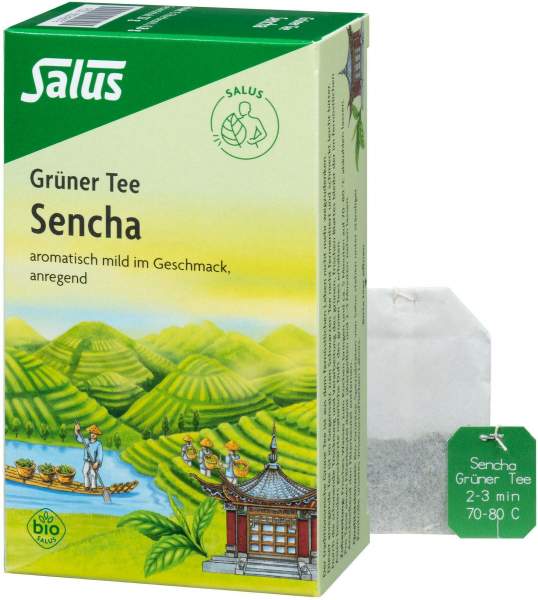 Grüner Tee Bio Salus 15 Filterbeutel